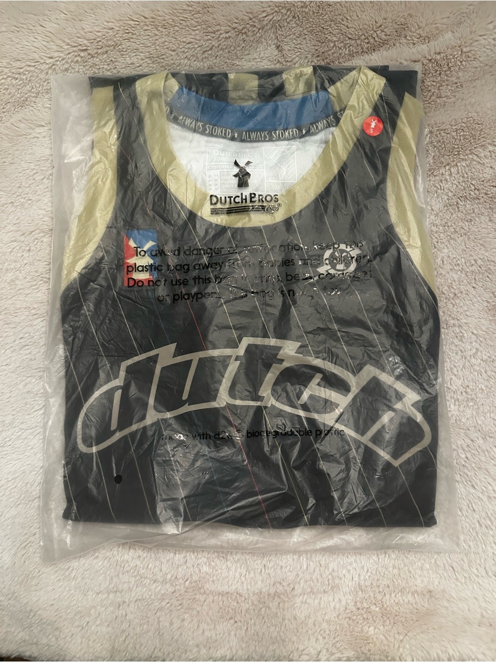 Dutch Bros 92 Black Pinstripe Jersey